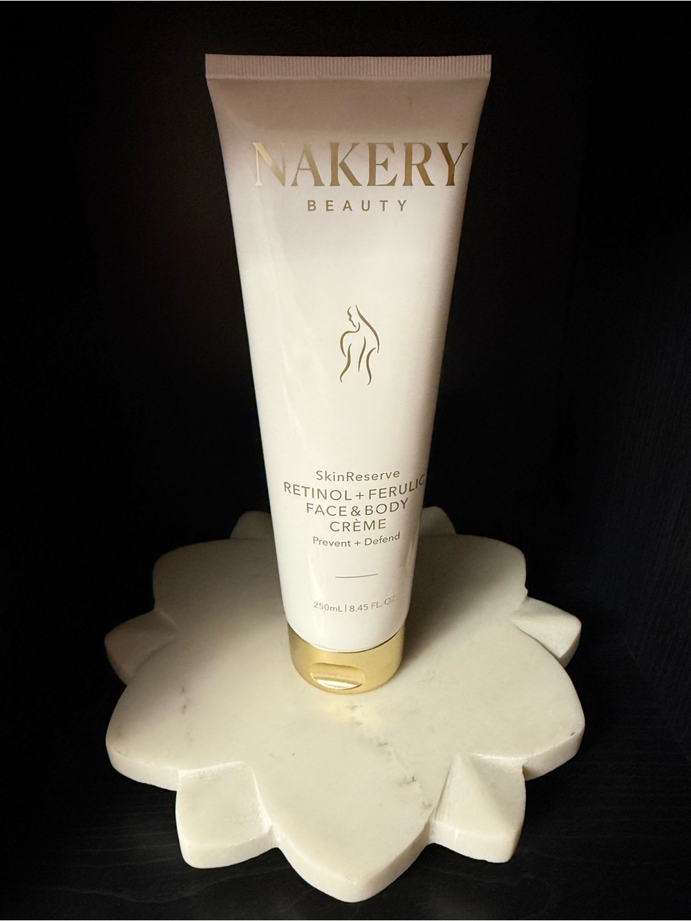Nakery Beauty SkinReserve Retinol + Ferulic Face & Body Crème 8.45 oz NEW